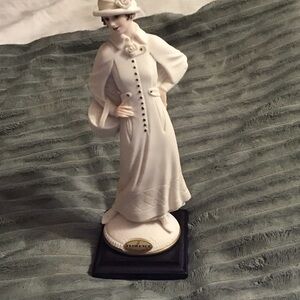 Florence White Porcelain Lady Figurine. Perfect condition